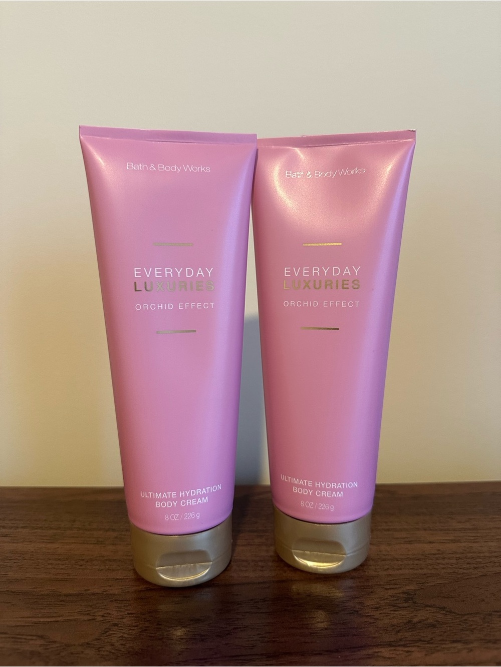 Bath & Body Works Everyday Luxuries Orchid Effect Pink Body Cream Duo